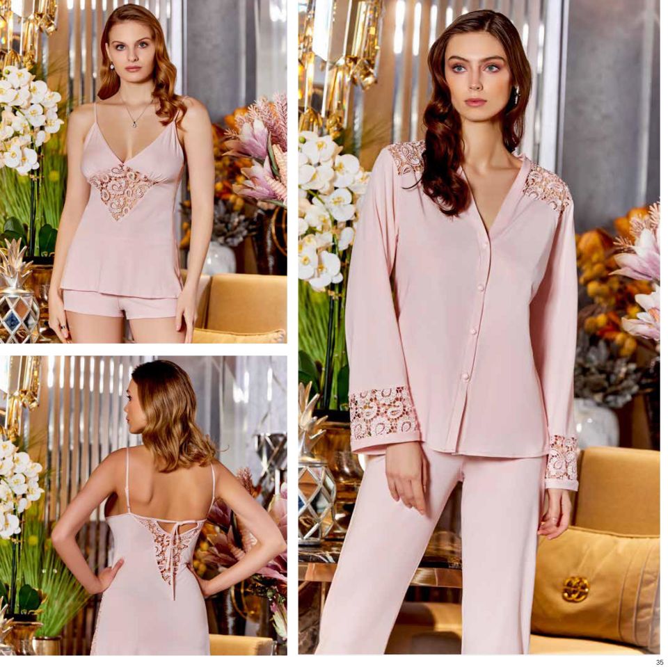 Jeremi K135 Penye 6 Lı Dantelli Set