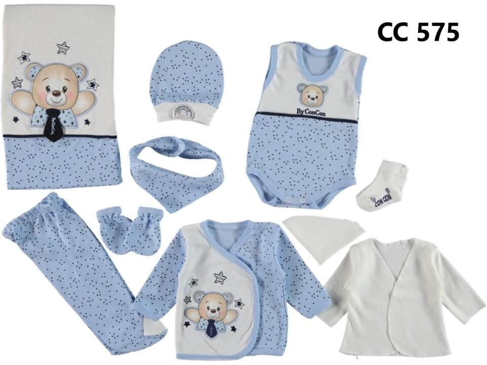 Concon 575 10lu Bebe Zıbın seti