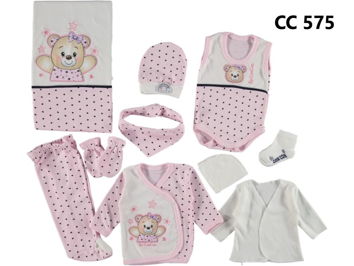 Concon 575 10lu Bebe Zıbın seti