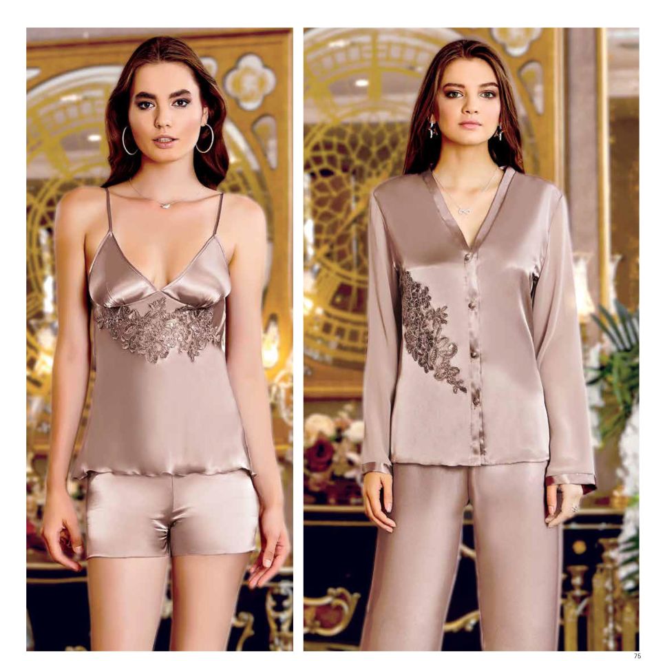 Jeremi S235 Saten Dantelli 6 Lı Set