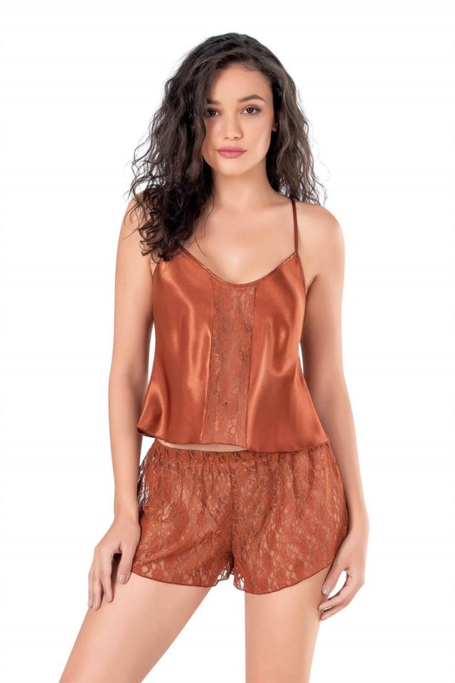 Primoda 9110 Saten Babydoll Gecelik