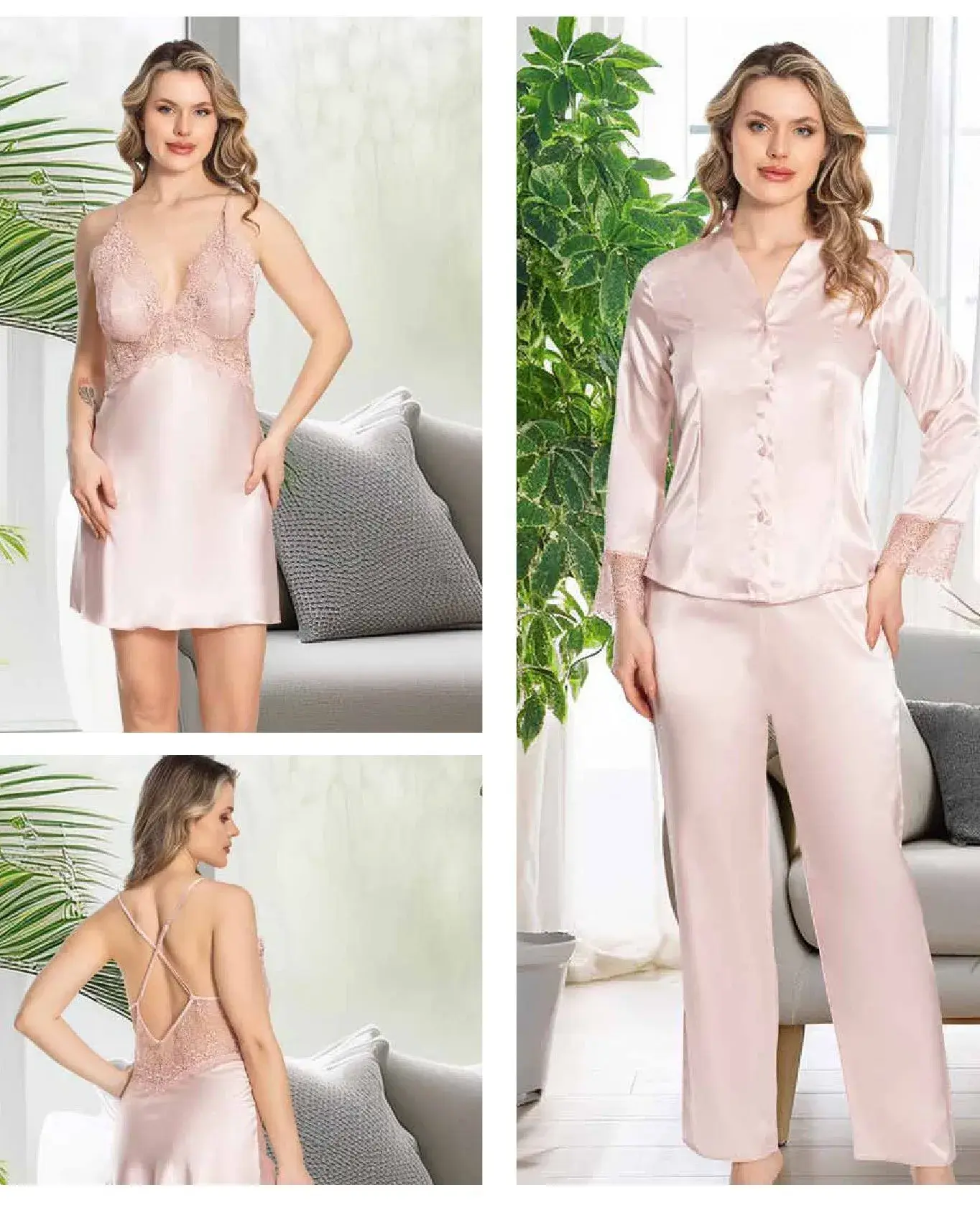 JEREMİ S360 SATEN DANTELLİ 6 LI SET