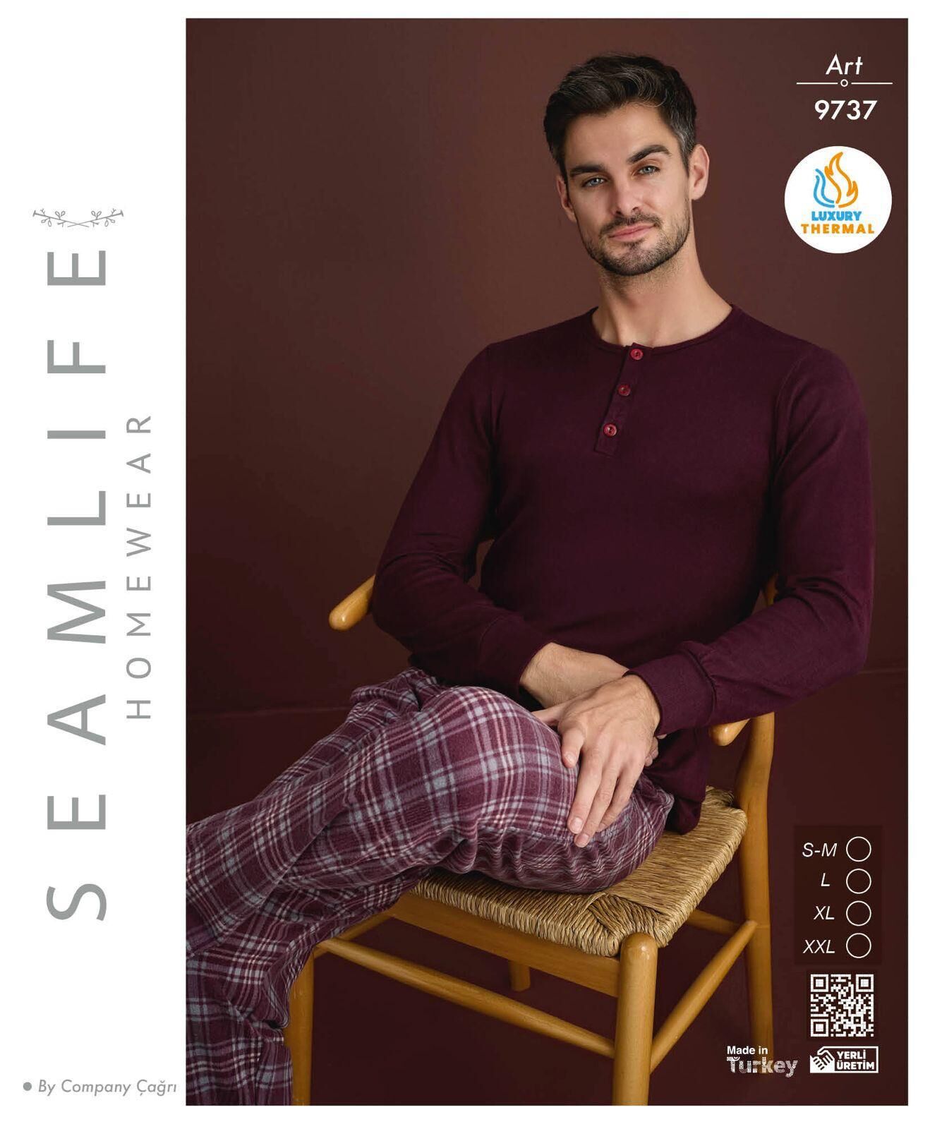 Seamlife Erkek Termal Pijama Takım