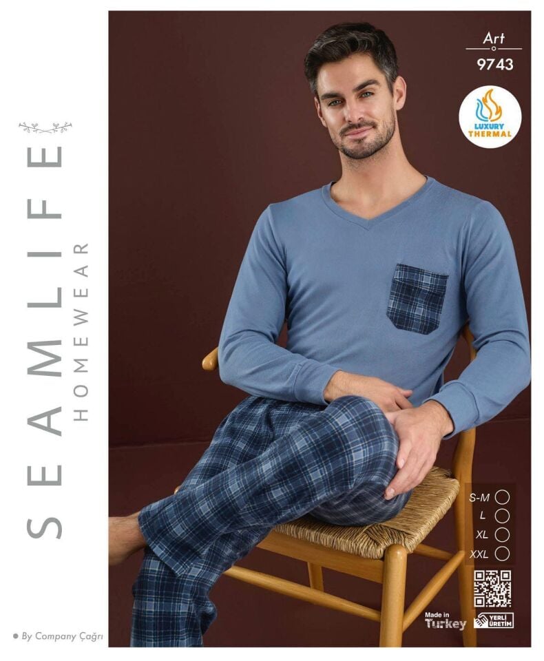 Seamlife Erkek Termal Pijama Takım
