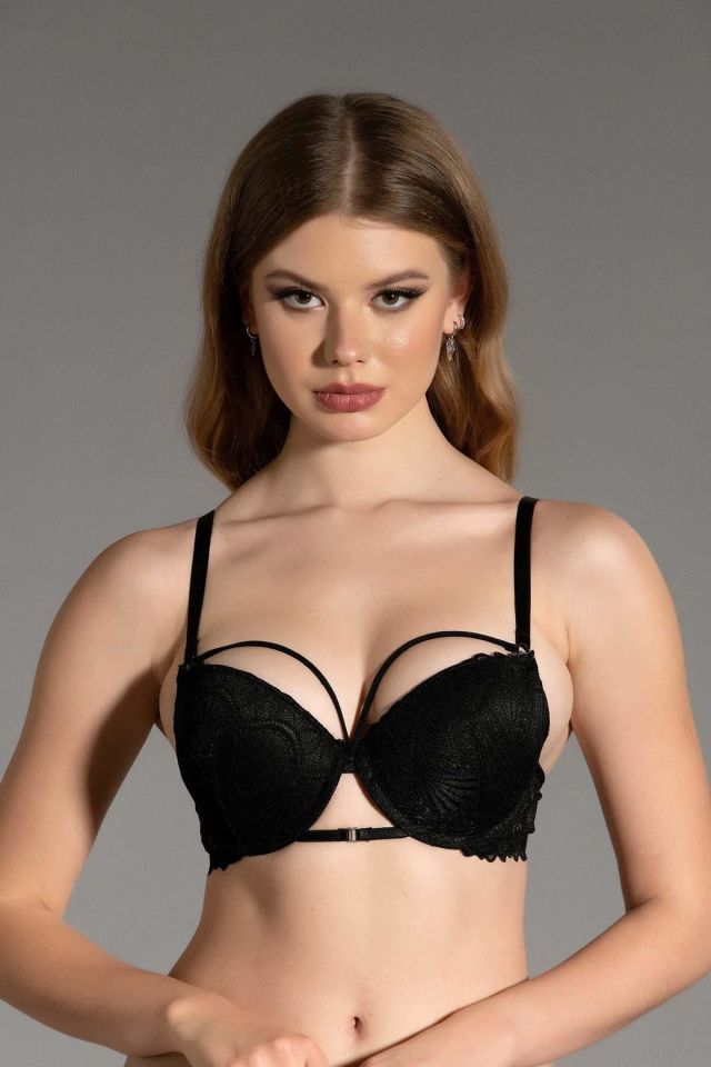 NEW BRA 4023 BAYAN 2Lİ TAKIM -SİYAH - -85B
