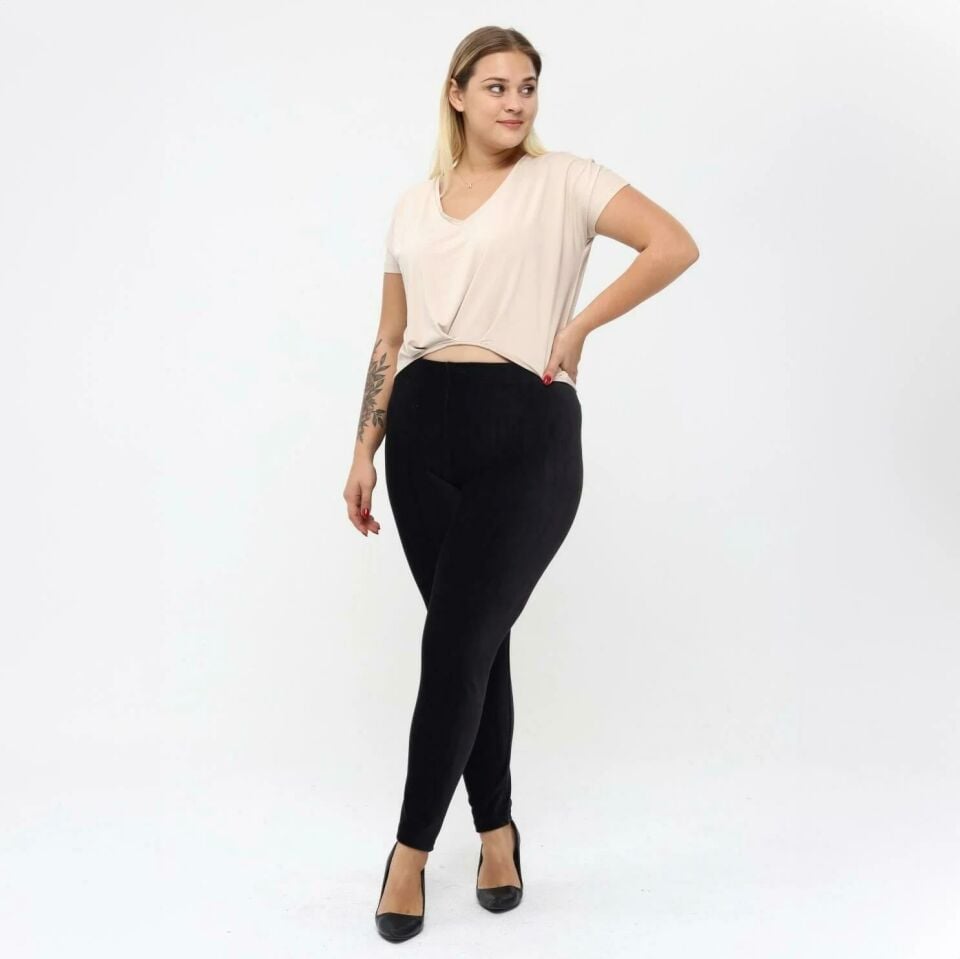 VOGSİGN 729 KADİFE TAYT  BATTAL