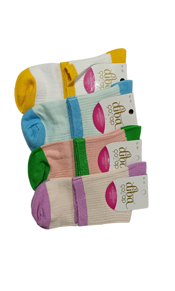 Diba 622 Penye Derby Kısa Konç Çorap