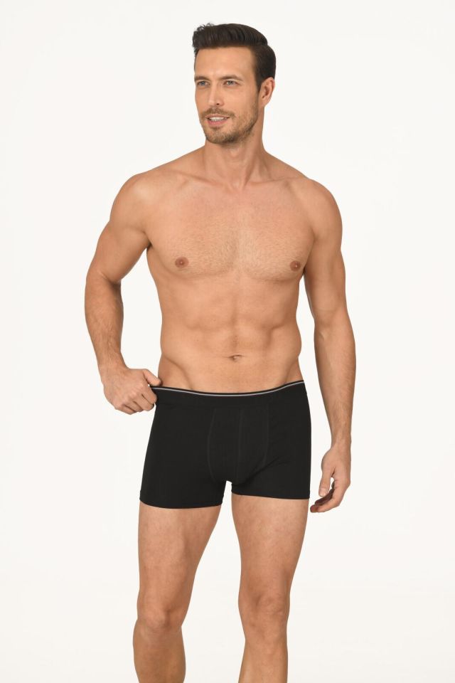 Nbb 735 Erkek Modal Boxer -SİYAH - - S