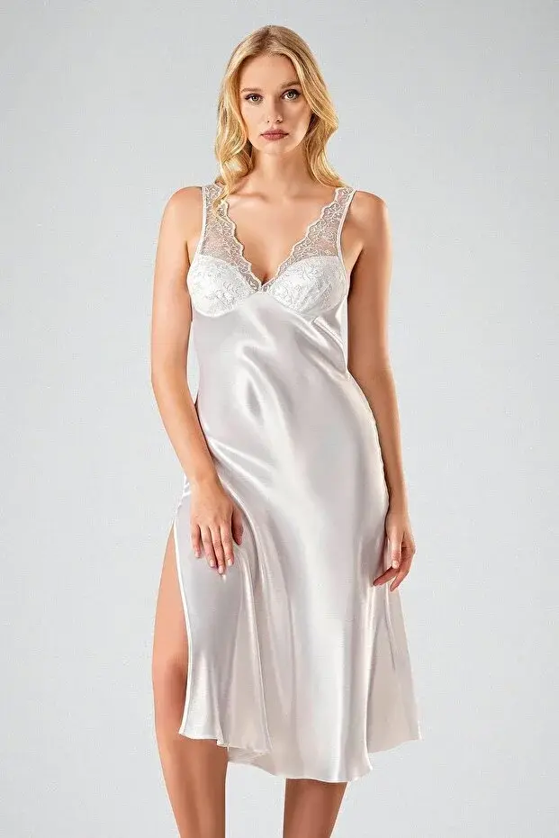 Ahu 7721 2li Uzun Gecelik Takım