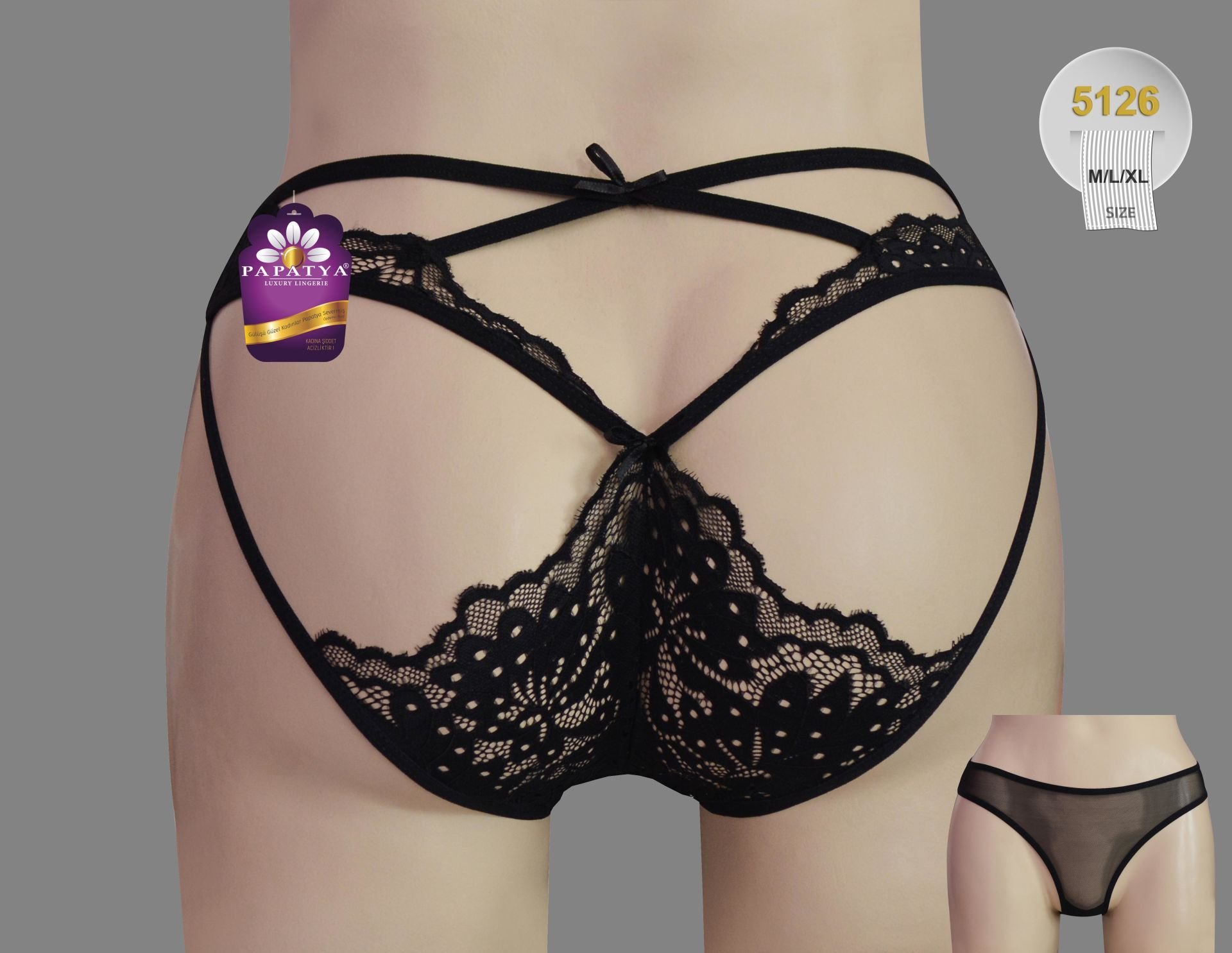 Papatya 5126 Bayan Ön Tül Bikini