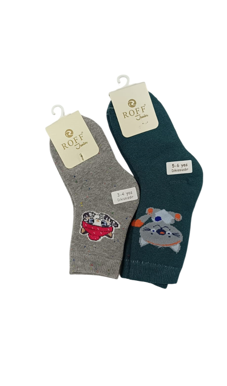ROFF ÇOCUK HAVLU ÇORAP 3-5
