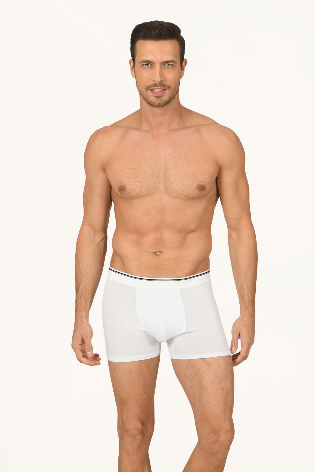 Nbb 735 Erkek Modal Boxer -BEYAZ - -XL
