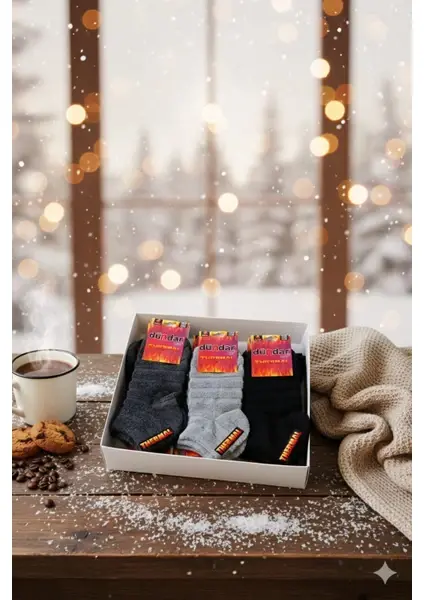 Dündar Bayan / Unısex Termal Havlu Patik