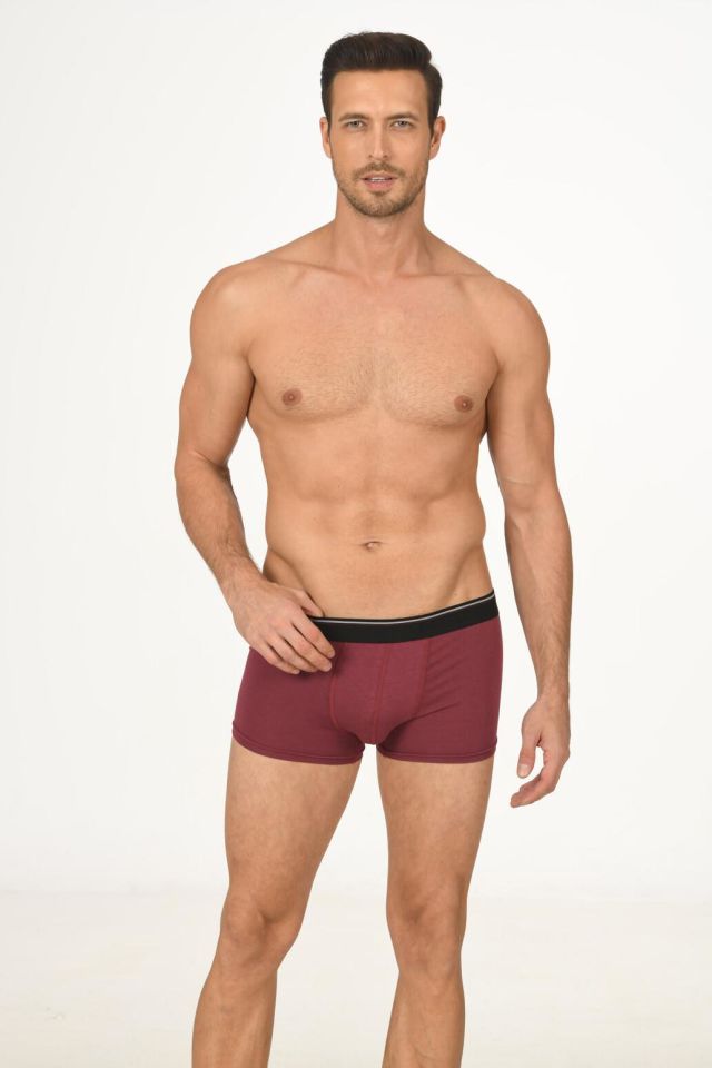 Nbb 735 Erkek Modal Boxer -BORDO - -XX