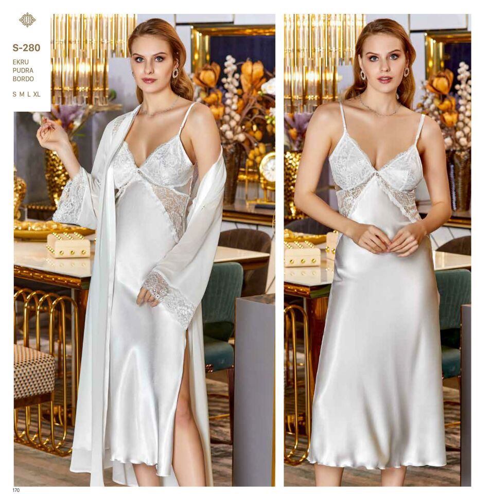 Jeremi S280 Saten Dantelli 6 Lı Set