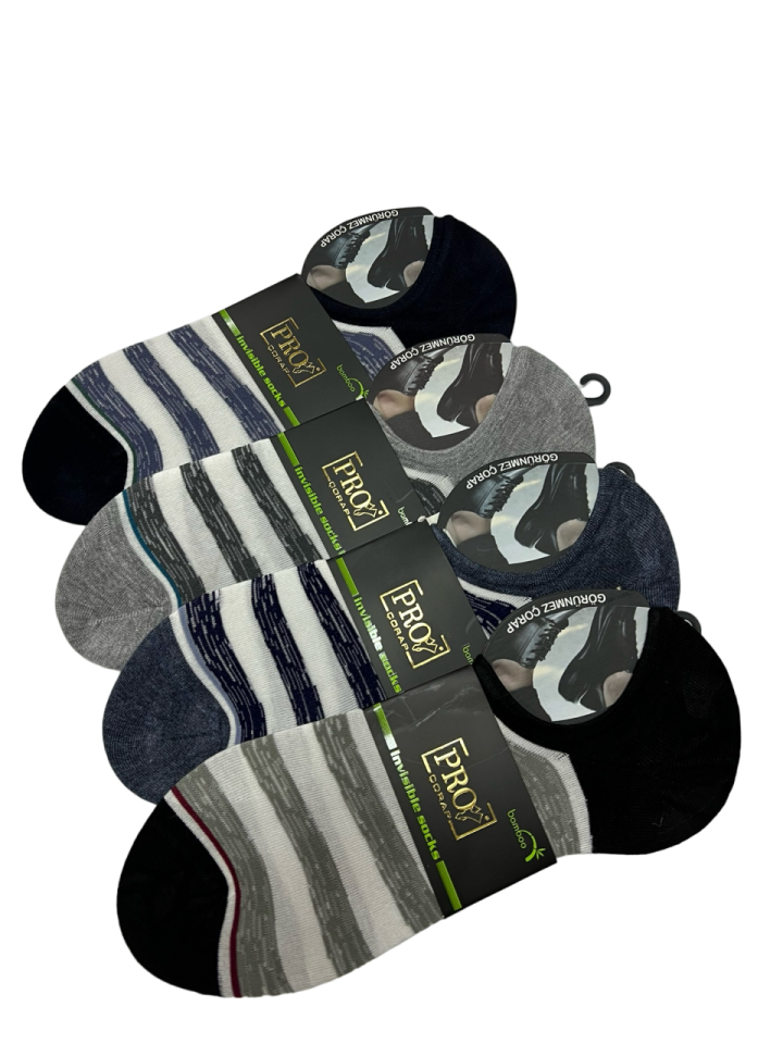 Pro 10783 Erkek Bamboo Sneaker Çorap