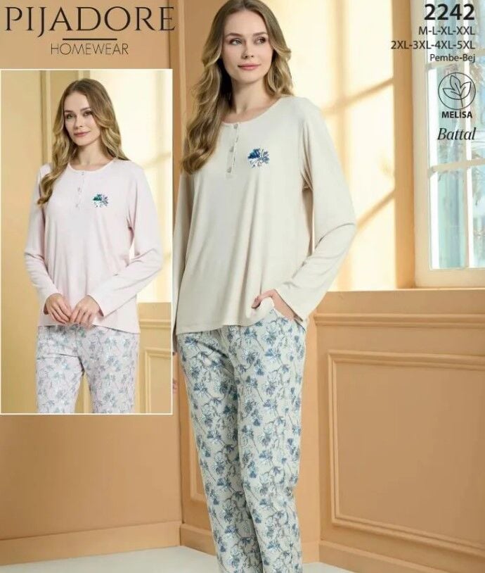 Pijadore 2242 bayan pijama takımı