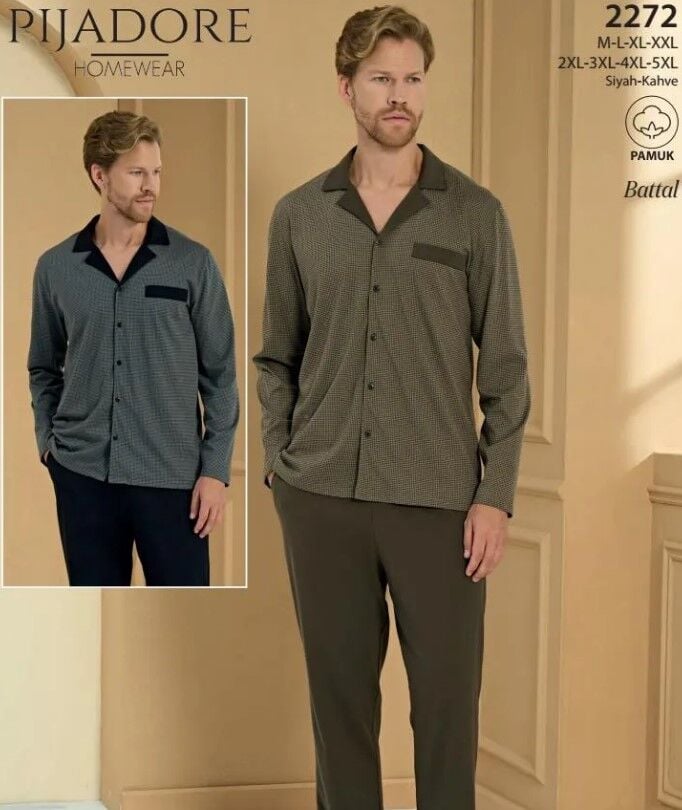Pijadore 2272 erkek pijama takımı battal