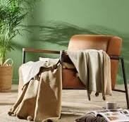 BATTANİYE PONP. PAMUK DİZ 130*170 BEYAZ