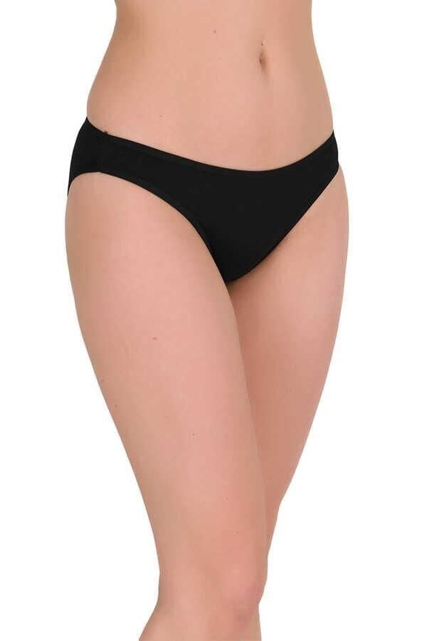Berrak 2056 Bayan Tekli Licra Bikini -SİYAH - - XL