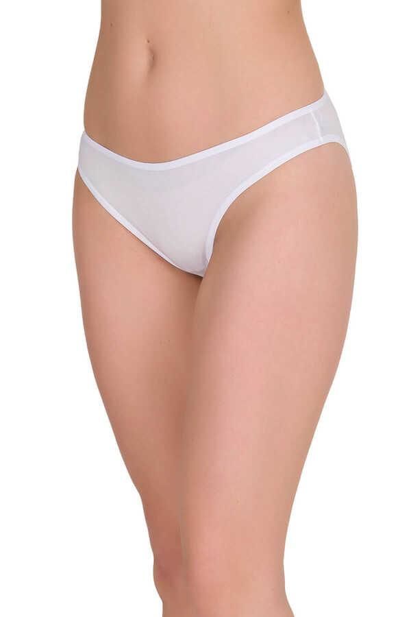 Berrak 2056 Bayan Tekli Licra Bikini -BEYAZ - -- S