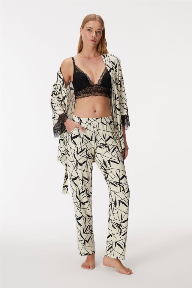 Anıl 11496 Bayan Bralet Sabahlık Takım