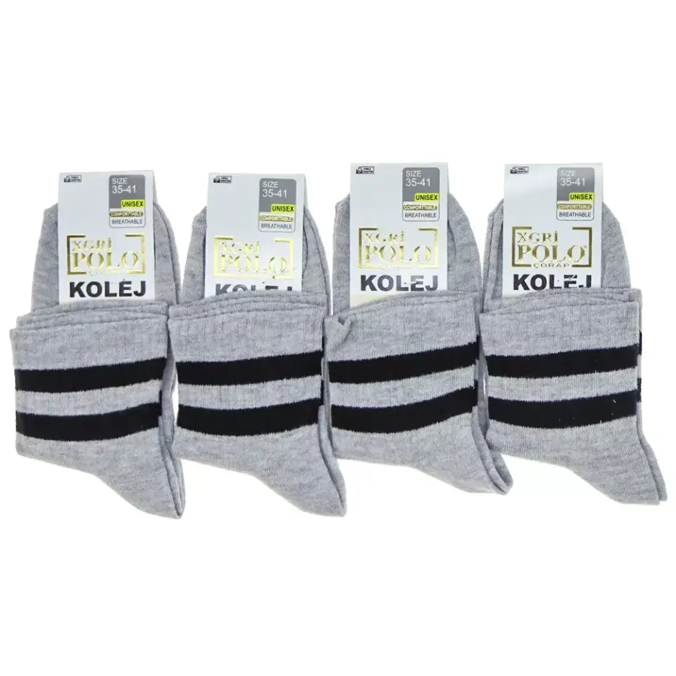 Bayan b-11 askılı kolej çorap