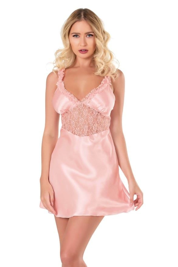 Primoda 8129 Saten Gecelik