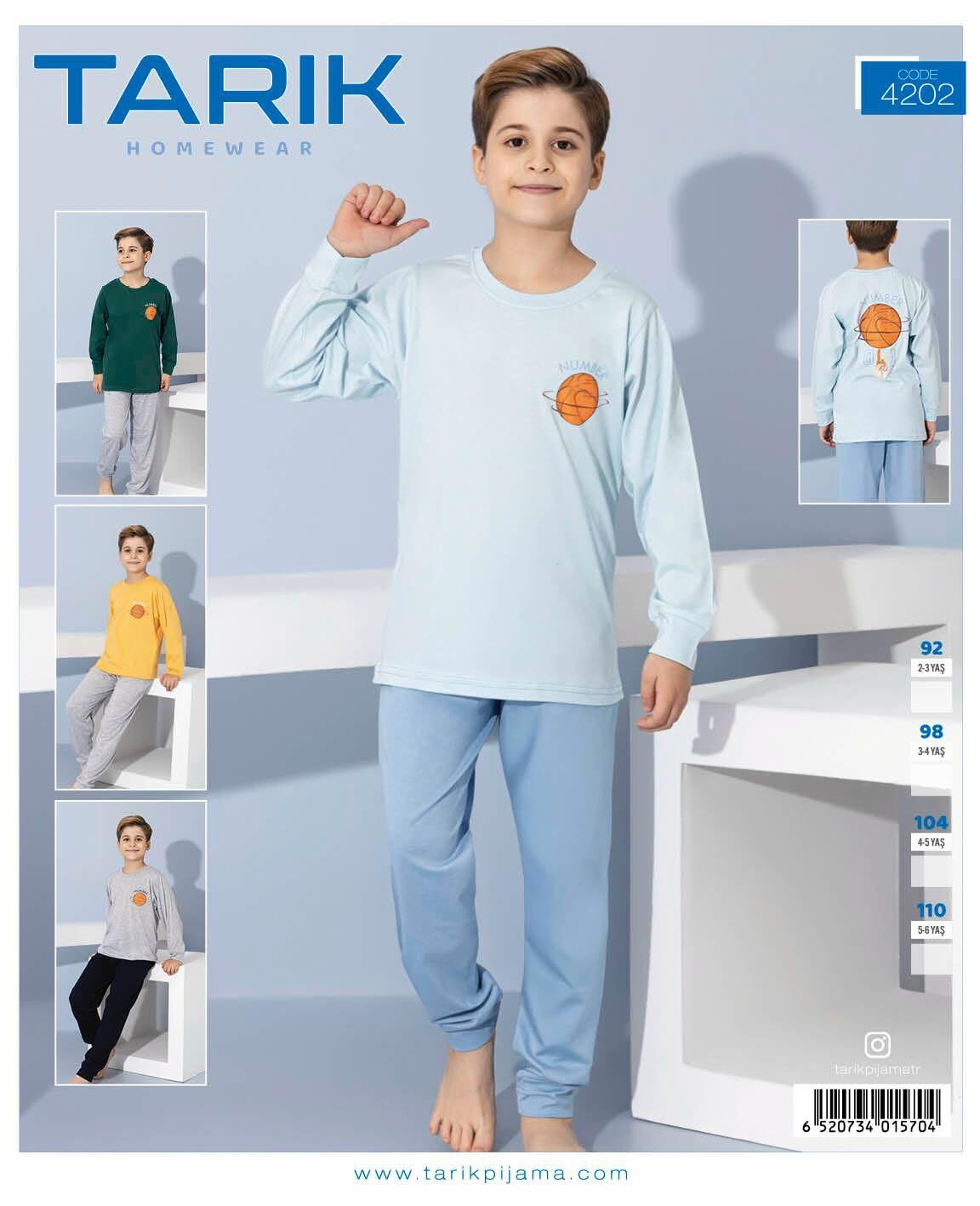 Tarık 4202 çoçuk pijama takım 3/4/5/6