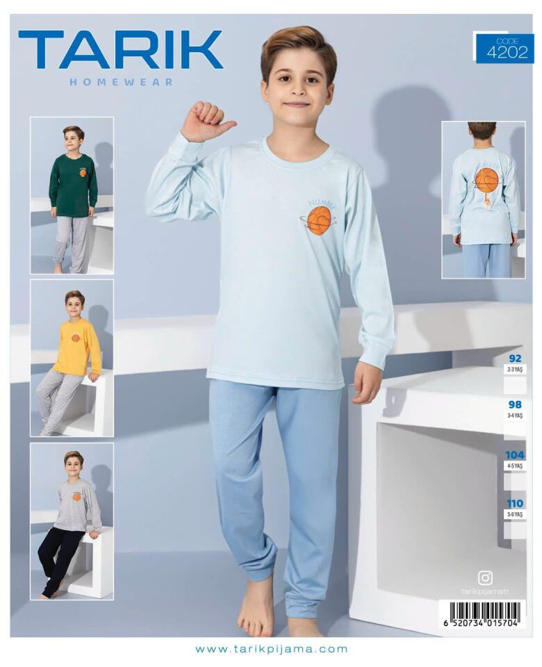 Tarık 4202 çoçuk pijama takım 3/4/5/6