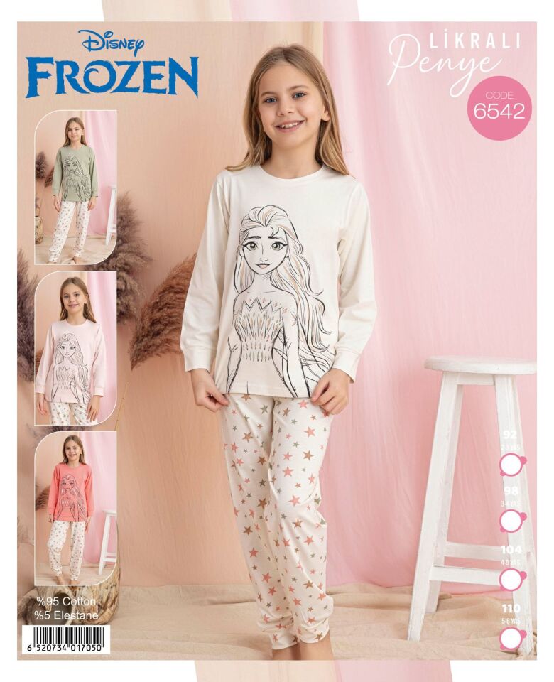 Tarık 6542 kız çocuk pijama takım 3/4/5/6