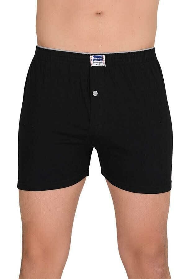 Berrak 1099 Erkek Boxer -SİYAH - -4X