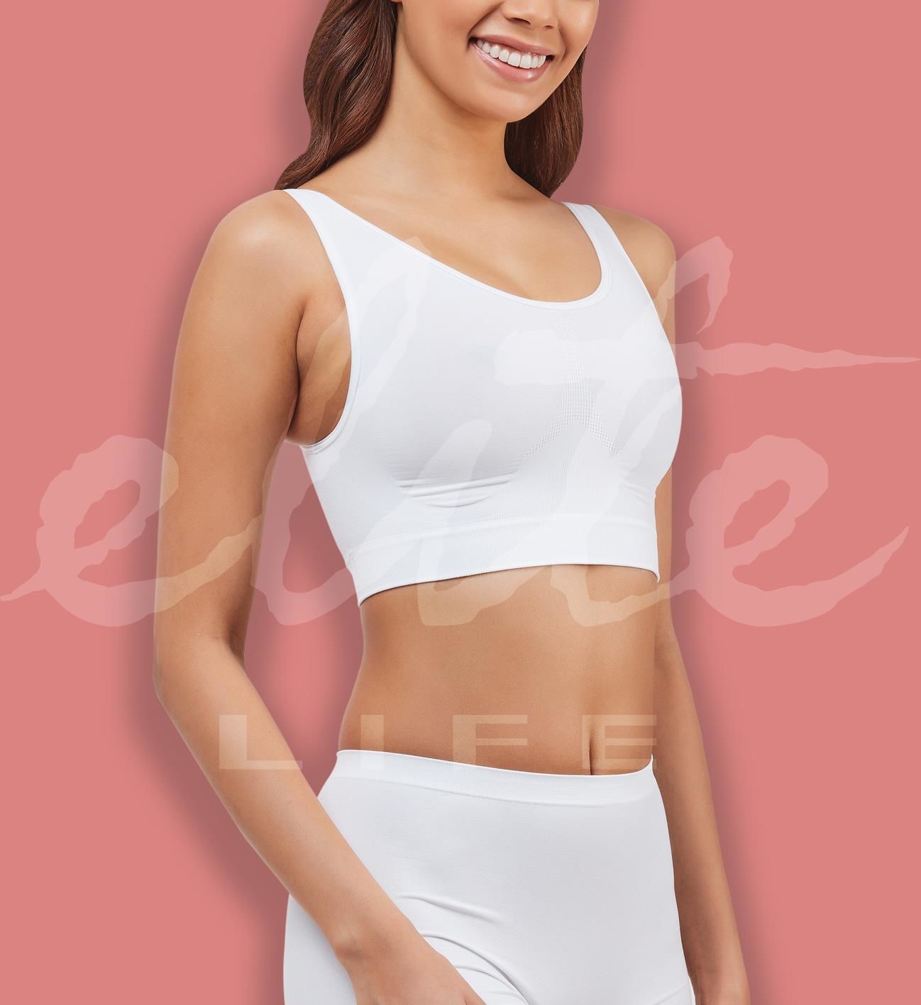 ELİTE LİFE 855 B-06 TOPARLAYICI BÜSTİYER L-XL - -BEYAZ