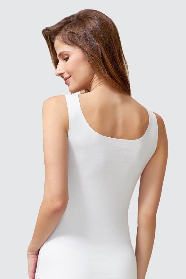 Berrak 7033 Bayan Genş Askılı Atlet Lazer Kesim